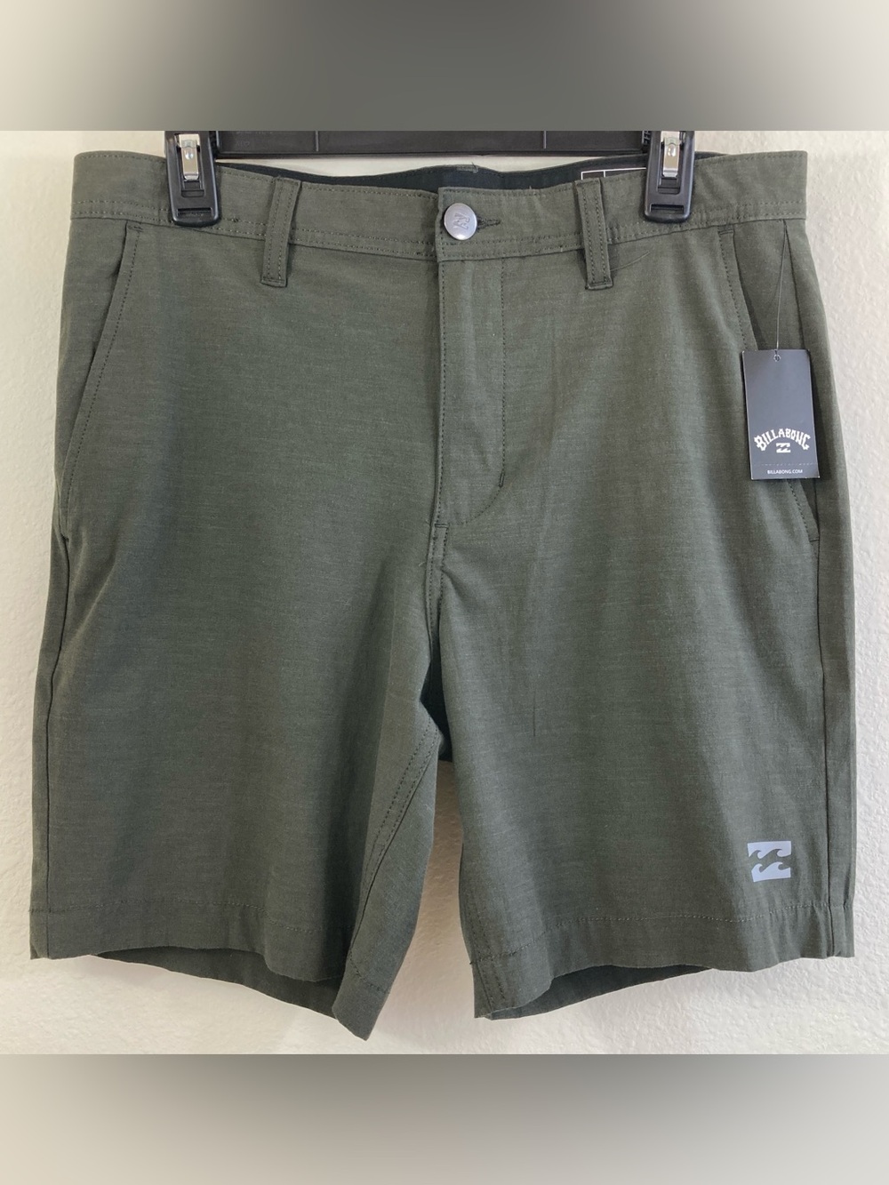 Billabong Men’s Gray Green Jared Hybrid Shorts Size 31 NWT $66